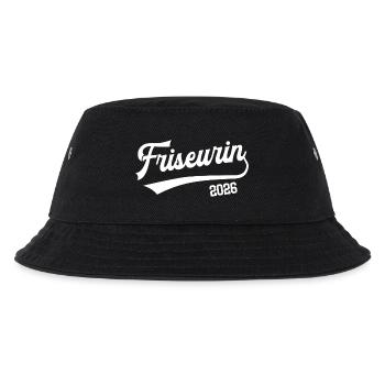 Friseurin Beruf Abschluß Lehre Bestanden Frisörin - Kinder Bucket Hat - Schwarz - Vorne