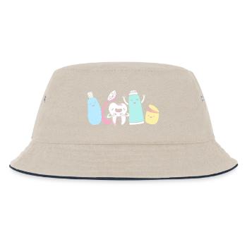 Receptionist Dentist - Kids’ Bucket Hat - ecru/navy - Front