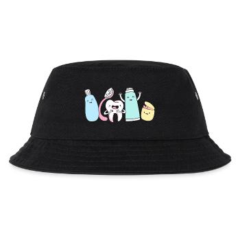 Rezeptionist Zahnarzt - Kinder Bucket Hat - Schwarz - Vorne