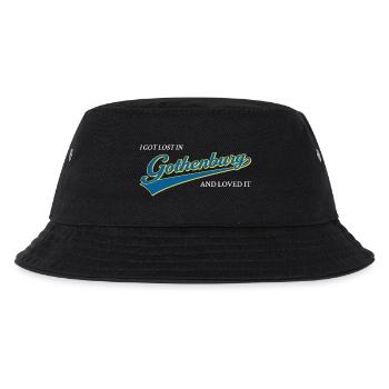 Ich habe mich in Göteborg verlaufen und es geliebt - Kinder Bucket Hat - Schwarz - Vorne