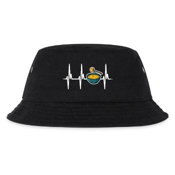 Ich liebe Käsefondue - Kinder Bucket Hat - Schwarz - Vorne