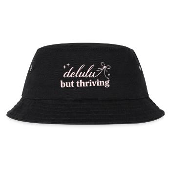 Deluhu Thriving Lettering - Kids’ Bucket Hat - black - Front