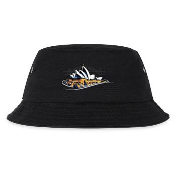 Sydney Opera Harbour Bridge - Kinder Bucket Hat - Schwarz - Vorne