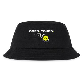 Oops yours lustiges Pickleball Spieler - Kinder Bucket Hat - Schwarz - Vorne