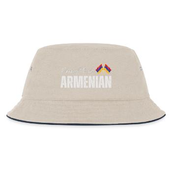 Arménien fier, patriote arménien - Bob Enfant - blanc cassé/bleu marine - Devant