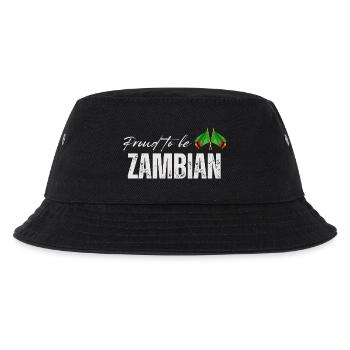 Sambier stolz, ich liebe Sambia - Kinder Bucket Hat - Schwarz - Vorne