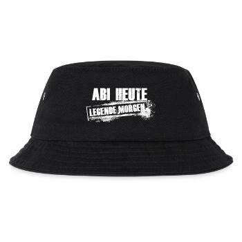 Elite Aufdruck Abi 2026 Prüfung - Kinder Bucket Hat - Schwarz - Vorne