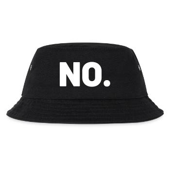NEIN. - Kinder Bucket Hat - Schwarz - Vorne