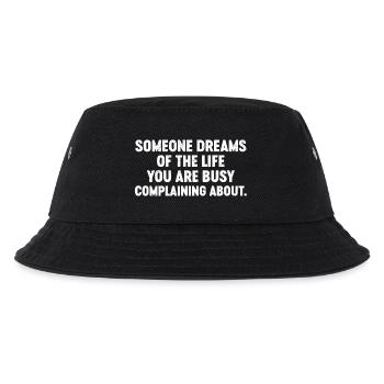 Positives Denken Inspirierend Motivation - Kinder Bucket Hat - Schwarz - Vorne