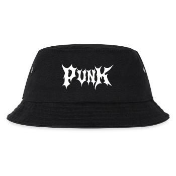 Punk-Gothic-Logo - Kinder Bucket Hat - Schwarz - Vorne