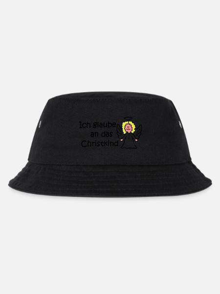 Ich glaube an das Christkind - Kinder Bucket Hat - Schwarz
