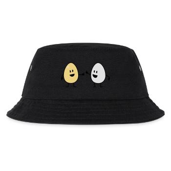 eggs - Kids’ Bucket Hat - black - Front