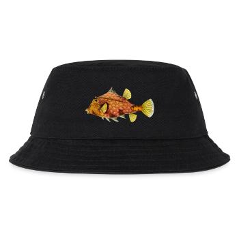 fish - Kids’ Bucket Hat - black - Front