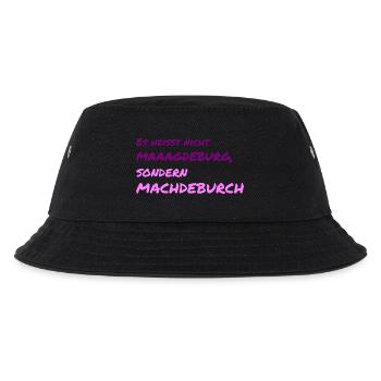 Magdeburg / Elbe / Sachsen-Anhalt / Geschenk - Kinder Bucket Hat - Schwarz - Vorne