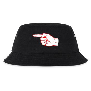 index finger - Kids’ Bucket Hat - black - Front