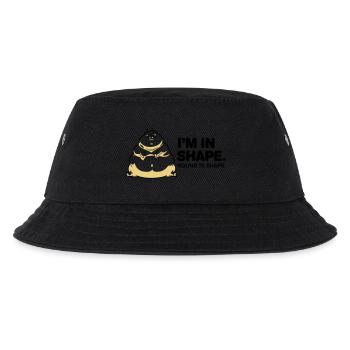 I m in great shape. Circular is also a form. - Kids’ Bucket Hat - black - Front
