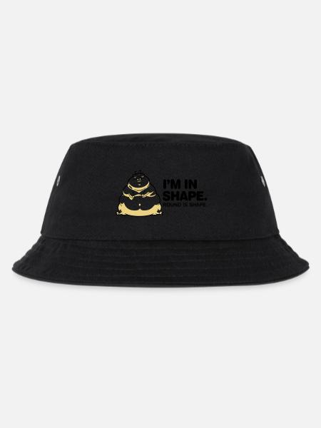 I m in great shape. Circular is also a form. - Kids’ Bucket Hat - black