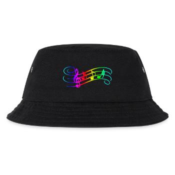 Music Notes - Kids’ Bucket Hat - black - Front
