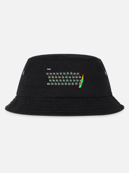 ZX81 (Zed-Ex) Spectrum Keyboard - Kids’ Bucket Hat - black