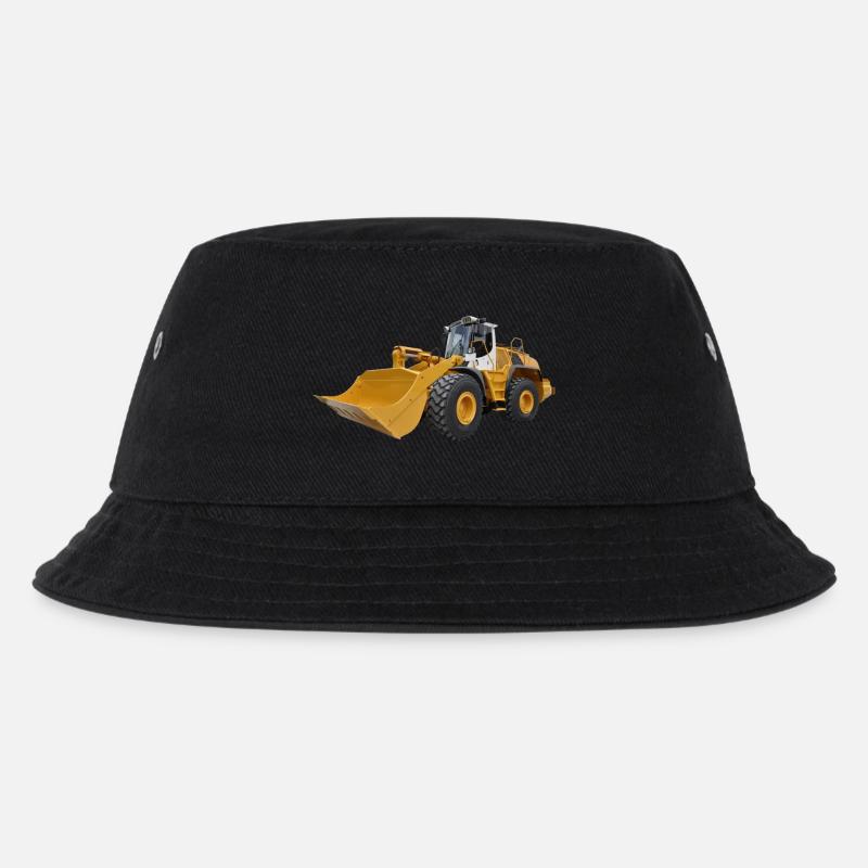 Radlader - Kinder Bucket Hat - Schwarz