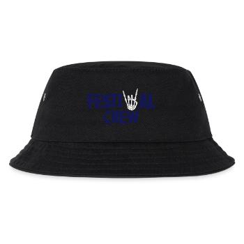 Festival Crew - Kinder Bucket Hat - Schwarz - Vorne