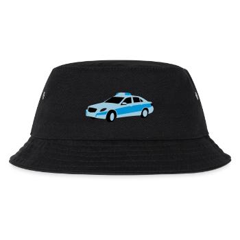 polizei - Kinder Bucket Hat - Schwarz - Vorne