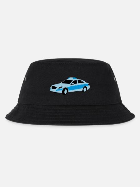polizei - Kinder Bucket Hat - Schwarz