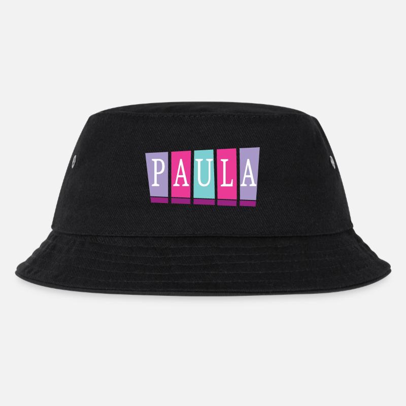 Paula - Kinder Bucket Hat - Schwarz