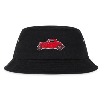 Hot Rod rouge, Street Rod, design de Mondwinkel - Bob Enfant - noir - Devant