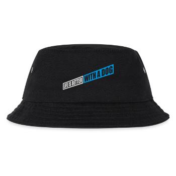 better with a dog - Kids’ Bucket Hat - black - Front
