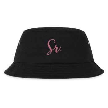 Sr. Verlobungsgeschenk Bräutigam wird Hochzeitsfeier - Kinder Bucket Hat - Schwarz - Vorne