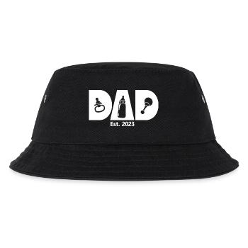 Dad Est. 2023, Dad To Be, Pregnancy Announcement - Kids’ Bucket Hat - black - Front
