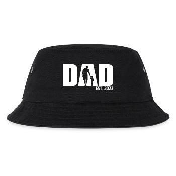 Dad Est. 2023, Dad To Be, Pregnancy Announcement - Kids’ Bucket Hat - black - Front
