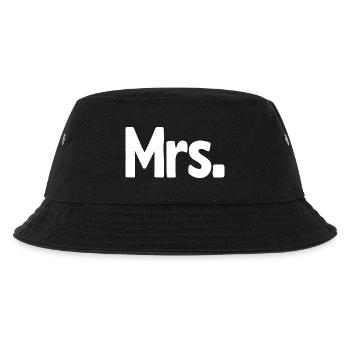 Mrs. Matching Couple Engagement Wedding Honeymoon - Kids’ Bucket Hat - black - Front