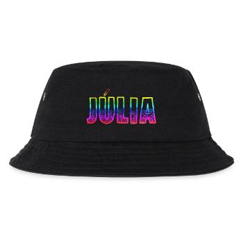 Julia RS Rainbow - Kids’ Bucket Hat - black - Front