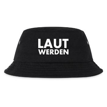 Laut werden - Kinder Bucket Hat - Schwarz - Vorne