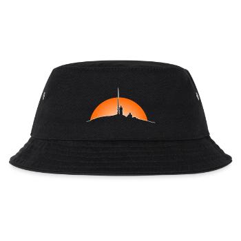 Harz Style - Brocken - Sonnenaufgang im Harz - Kinder Bucket Hat - Schwarz - Vorne