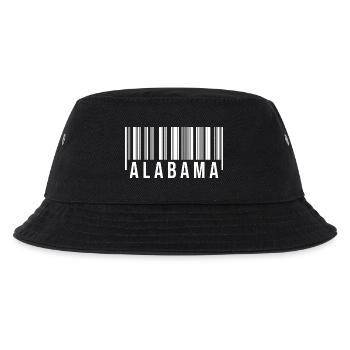 Alabama Barcode - Kinder Bucket Hat - Schwarz - Vorne