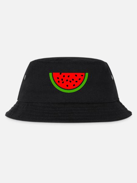 Watermelon - Kids’ Bucket Hat - black