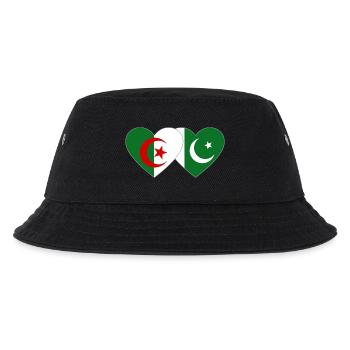 Algérie Pakistan Drapeau Coeur - Bob Enfant - noir - Devant