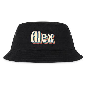 Alex t-shirt retro vintage t-shirt gift idea - Kids’ Bucket Hat - black - Front