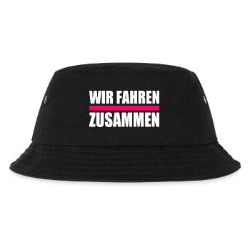 Wir fahren zusammen - Kinder Bucket Hat - Schwarz - Vorne
