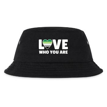 Love who you are - Kids’ Bucket Hat - black - Front
