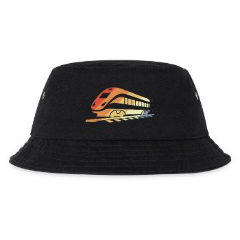 Railway Retro Style - Kids’ Bucket Hat - black - Front
