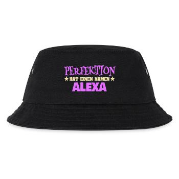 Woman's name Alexa - Kids’ Bucket Hat - black - Front