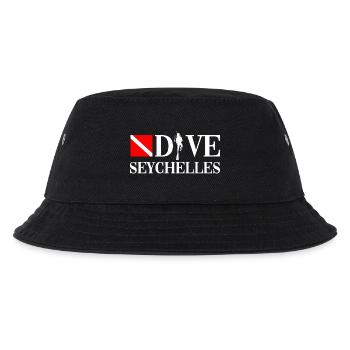 Dive Seychelles - Indian Ocean - Kinder Bucket Hat - Schwarz - Vorne
