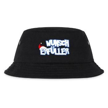 WUNSCHERFÜLLER - Kinder Bucket Hat - Schwarz - Vorne