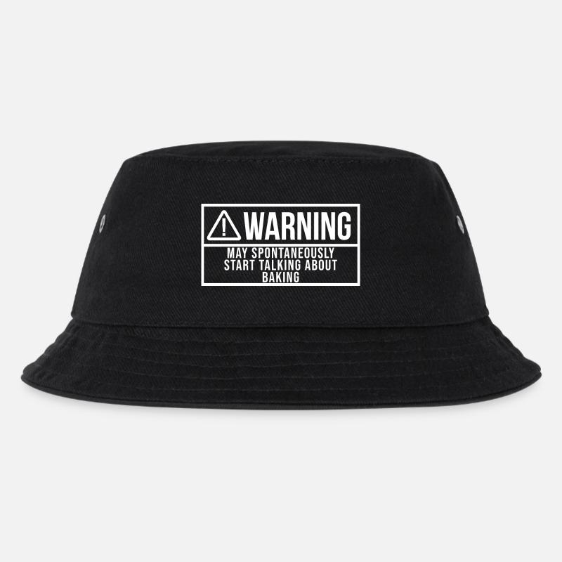 Backen - Kinder Bucket Hat - Schwarz