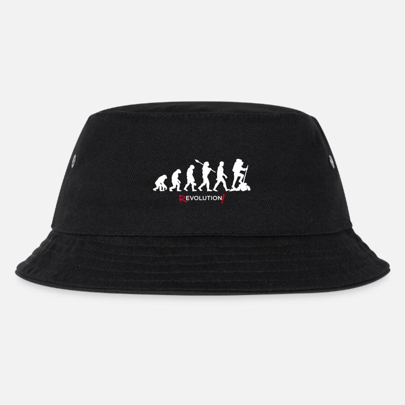 Revolution - Herren Evolution Fun Twist 27 - Kinder Bucket Hat - Schwarz