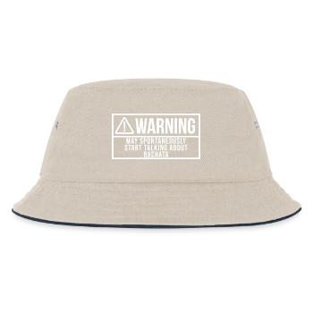 Bachata - Kids’ Bucket Hat - ecru/navy - Front